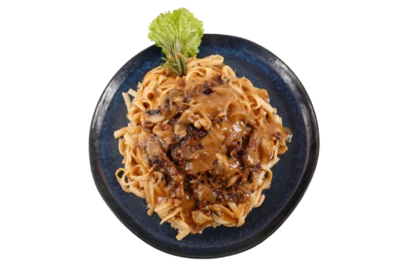 Caramelized Beef Linguine