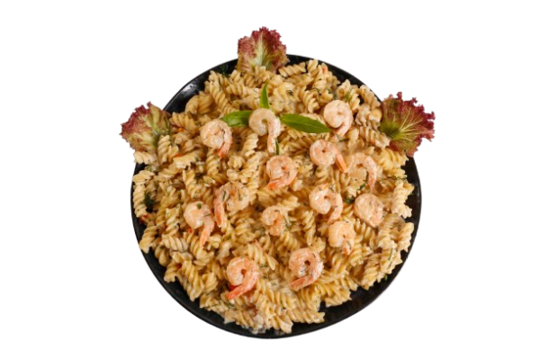 Shrimps White Creamy Sauce